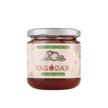 Джем Червона смородина-зелена груша YAGODAR 210г 75 фото