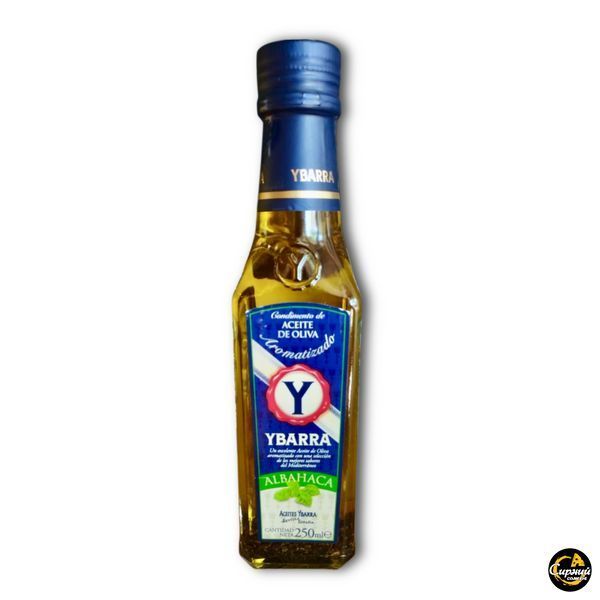 Оливкова олія Ybarra extra з базиліком 250мл 905400 фото