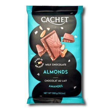 Шоколад Cachet молочный Almonds 300 г 905477 фото