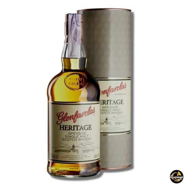 Віскі односолодовий "Glenfarclas Heritage" 0,7л тубус 32389 фото