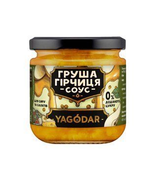 Соус "Груша-гірчиця" TM YAGODAR (з підсолоджувачем) 200 г 2386147570 фото