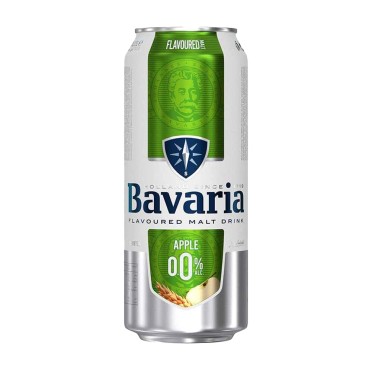Пиво Бавария яблочная 0,33 з/б б/а