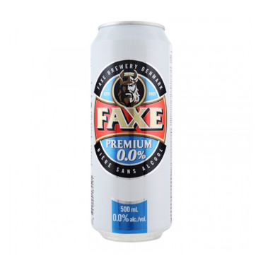 Пиво Faxe Premium  б/а 0,5л ж/б