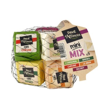 Микс мини сыров Pave d'Affinois ассорти 5 видов
