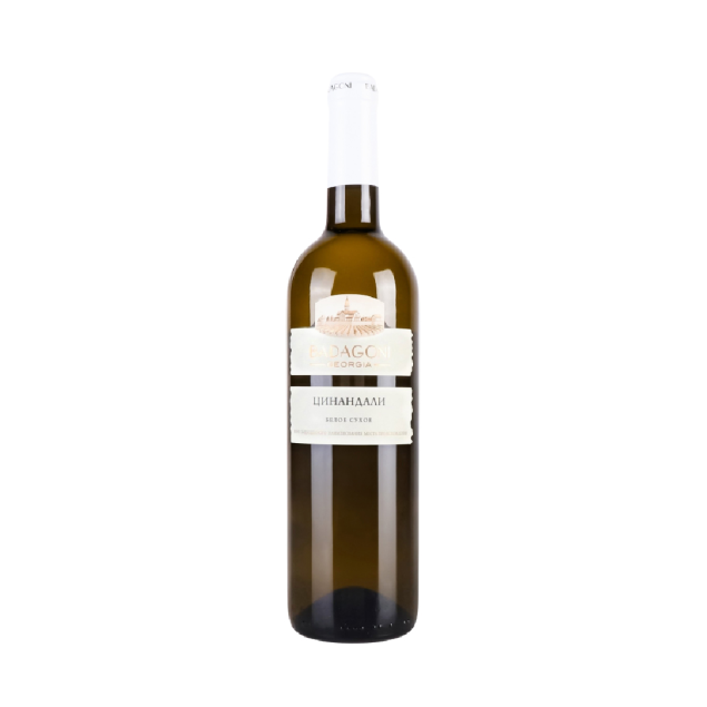 Вино Бадагоні Цинандалі біле сухе 0,75л