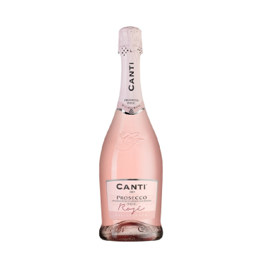 Вино ігристе екстра-сухе рожеве Просекко Міллєзімато Розе, Canti 0,75л