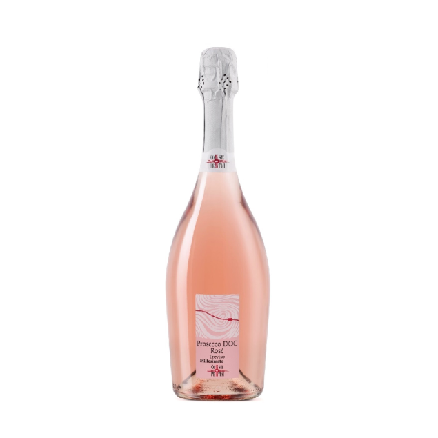 Вино игристое экстра-сухое розовое Розэ Экстра Драй, Coste Petrai 0,75л