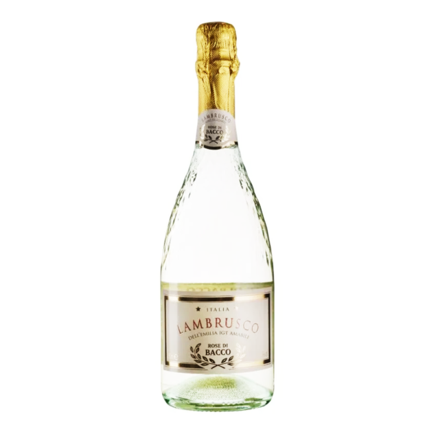 Вино полуигристое сладкое белое Розе ди Бакко Ламбруско дель 'Эмилия, Chiarli 0,75л