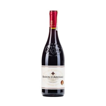 Вино сухе червоне Руж, Baron d'Arignac 0,75л