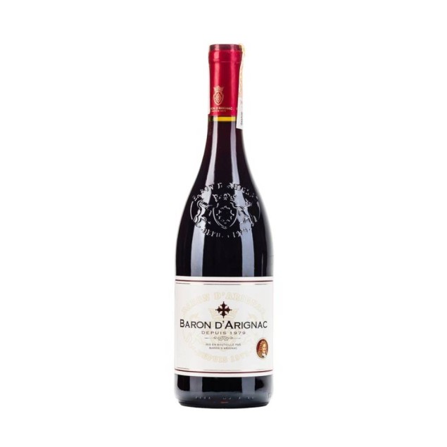 Вино сухе червоне Руж, Baron d'Arignac 0,75л