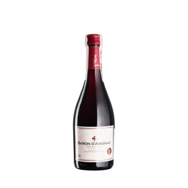 Вино напівсухе червоне Руж, Baron d'Arignac 0,25 л 