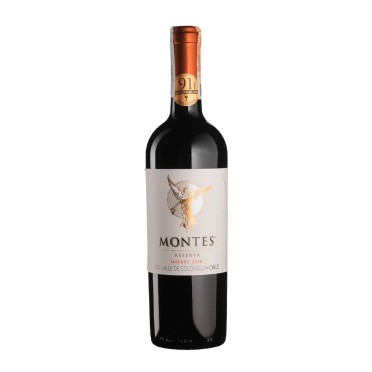 Вино сухое красное Мальбек Резерва , Montes 0,75л