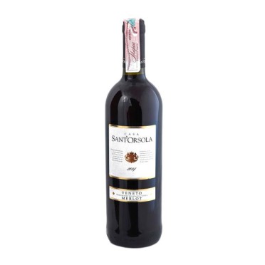 Вино сухе червоне Мерло дель Венето, Sant'Orsola 0,75л