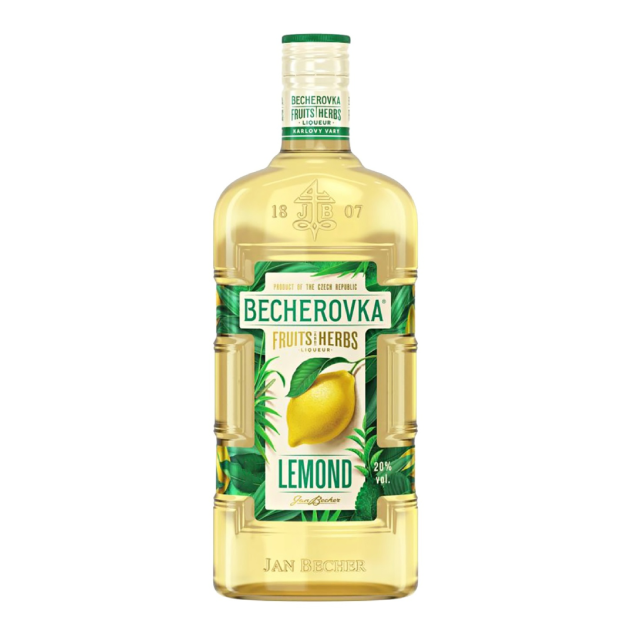 Настоянка лікерна Becherovka Lemond 20% 0,5 л 