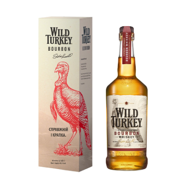 Вiскi (Бурбон) Wild Turkey в подарк коробці 0,7 л 40,5 %