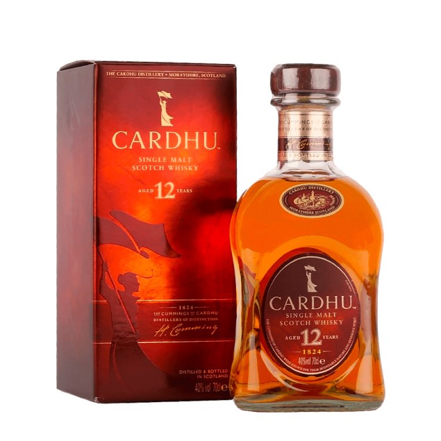 Виски Cardhu 12 лет 40% 0,7 л в подарочной коробке