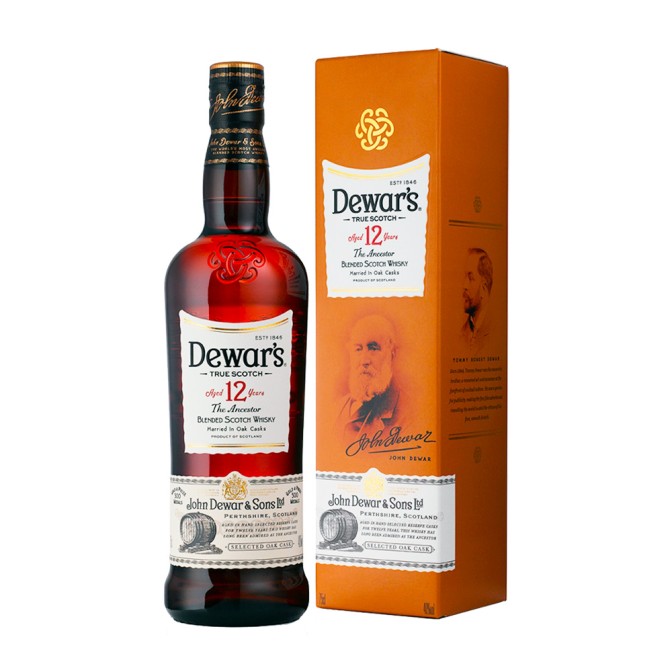 Виски Dewar's Special Reserve 12 лет 0,7 л в подарочной коробке
