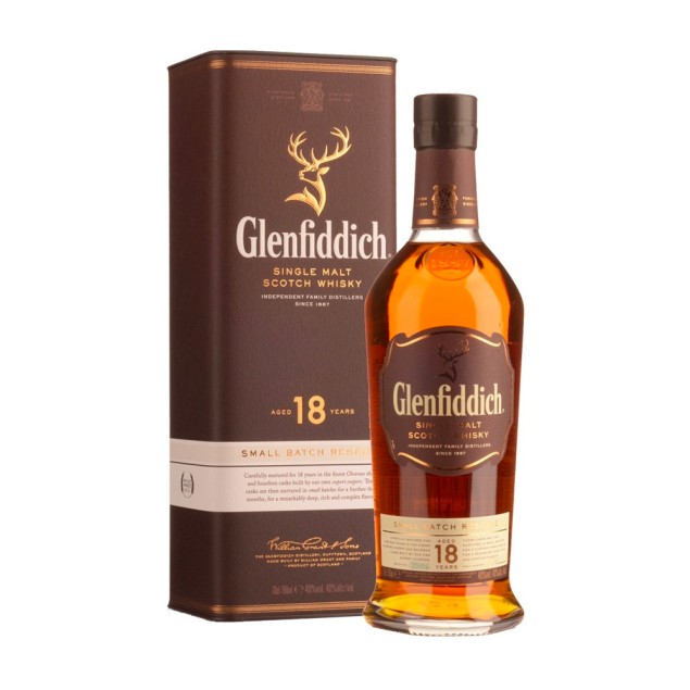 Виски Glenfiddich 40% 18 лет 0,7л в тубусе