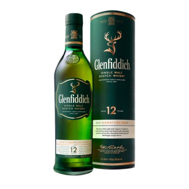 Виски Glenfiddich 40% 12 лет 0,5л