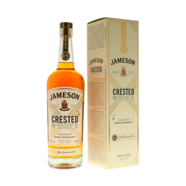 Віскі Jameson Crested 0,7л в подарунковій коробці