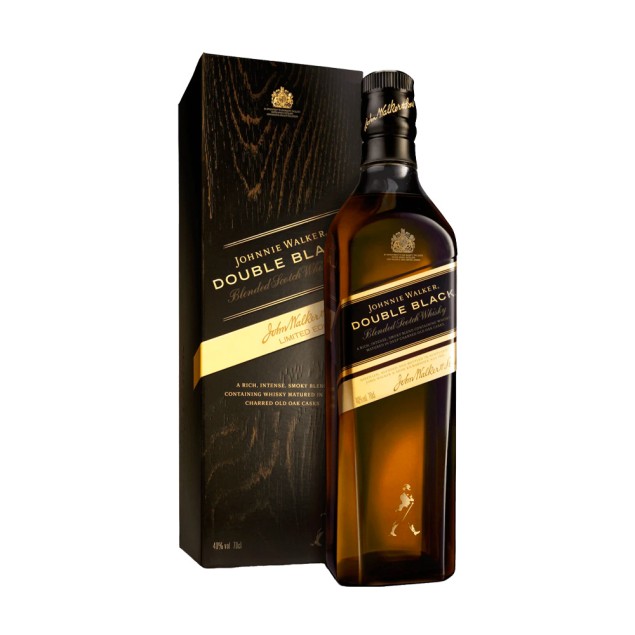 Виски Johnnie Walker Double Black 0,7 л в подарочной коробке