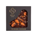 Шоколад "Плитка тёмного шоколада с шоколадной карамелью и карамелизованым миндалем ", 100г СПЕЛЛ