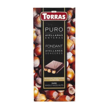 Шоколад  чёрный с фундуком Torras  200 г