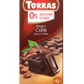 Шоколад Torras чёрный 0% сахара яблоко 75 г