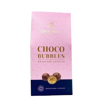 Цукерки  CHOCO BUBBLES  молочний шоколад 100 г