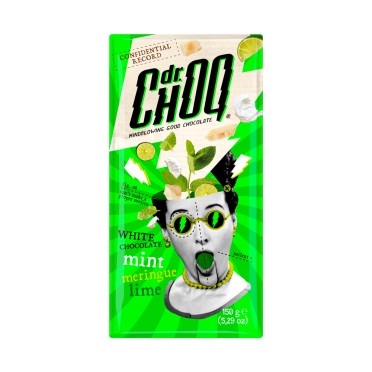Шоколад белый Dr.Choq White Mint Lime 150г