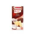 Шоколад білий Torras 0% цукру кокос  75 г