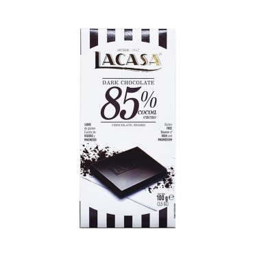 Шоколад темний LaCasa 85 % cacao 100г