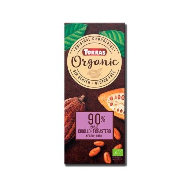 Шоколад чёрный Torras Organic 90%  100 г