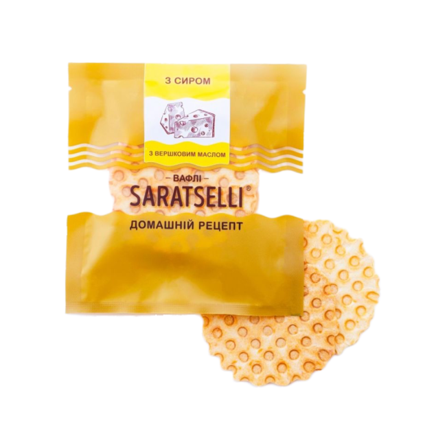 Вафли Saratselli с сыром 55 г